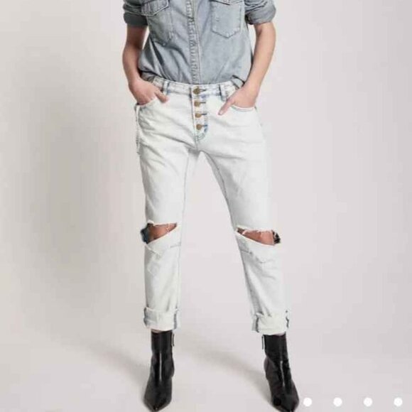 NEW One Teaspoon Jeans Saints Florence Destroyed Jeans Size 26 - Picture 1 of 10